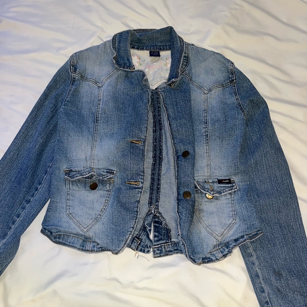 Embroidery Jean jacket, vintage